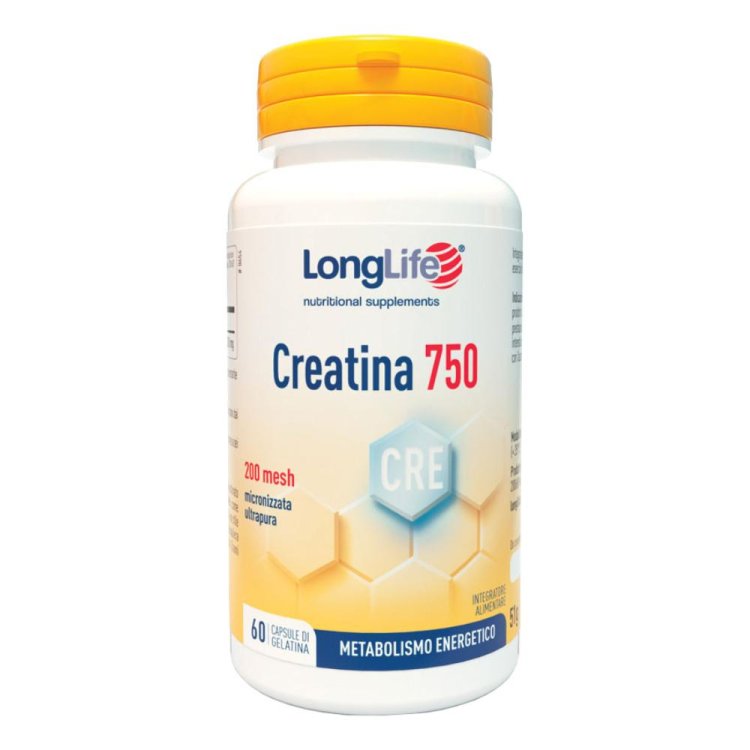 LONGLIFE CREATINA 750mg 60Cps