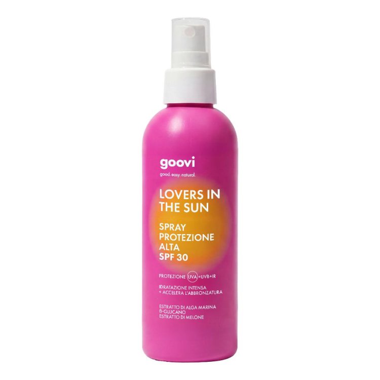 Goovi Lovers In The Sun Crema Spray Corpo SPF30 - Protezione solare alta per il corpo - 200 ml