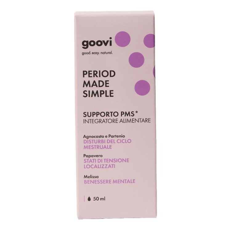 Goovi Supporto Pms Gocce - Integratore per alleviare i disturbi della sindrome premestruale - 50 ml Goovi Supporto Pms Gocce - Integratore per alleviare i disturbi della sindrome premestruale - 50 ml