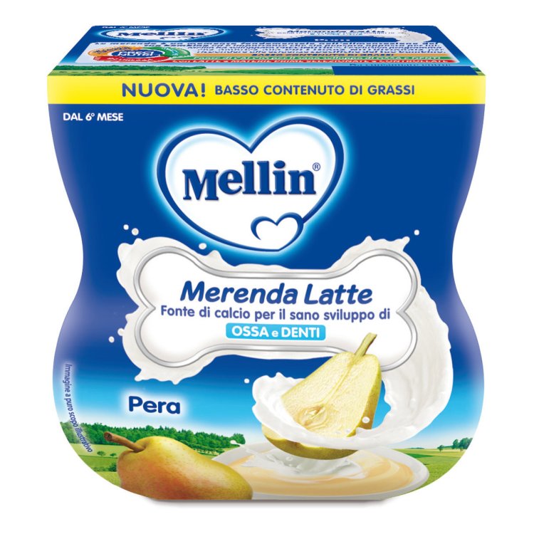 MELLIN Mer.Latte Pera 2x100g