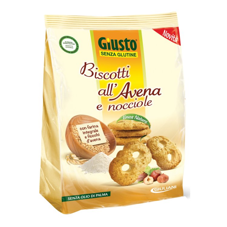 GIUSTO S/G Bisc.AvenaNocc.250g