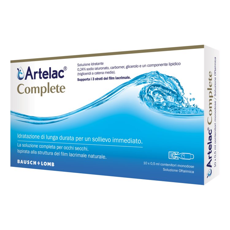 ARTELAC Complete Collirio Monodose 10 Flaconcini 0,5ml