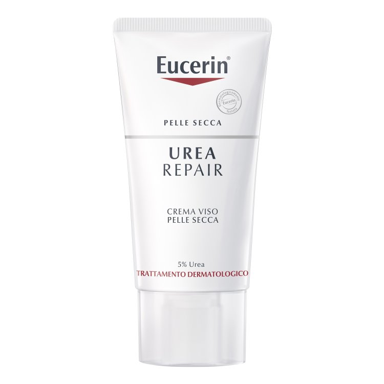 Eucerin UreaRepair Crema Viso con Urea al 5% - Crema viso per pelle secca - 50 ml