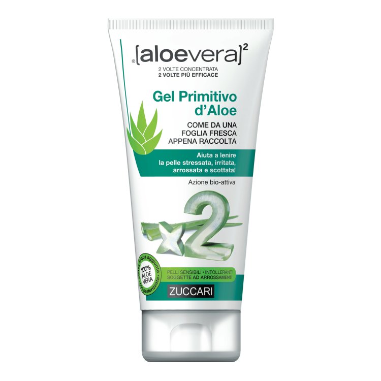 Aloevera 2 Gel Primitivo d'Aloe - Trattamento idratante e lenitivo per pelle sensibile o arrossata - 250 ml Aloevera 2 Gel Primitivo d'Aloe - Trattamento idratante e lenitivo per pelle sensibile o arrossata - 250 ml