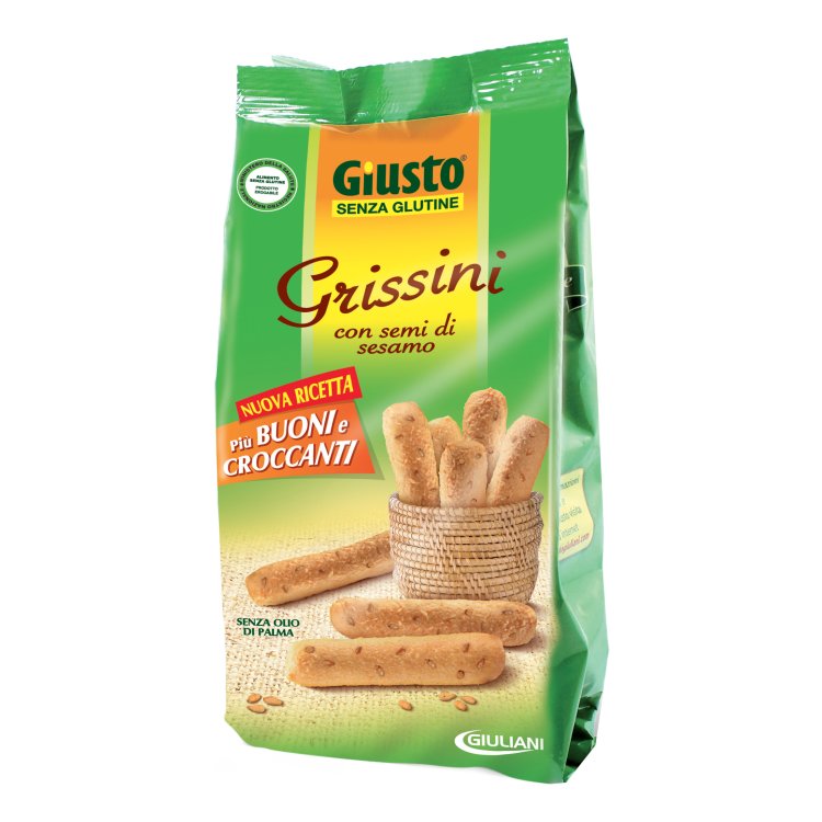 GIUSTO S/G Grissini Sesamo150g