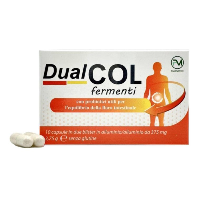 DUALCOL Fermenti 10 Capsule