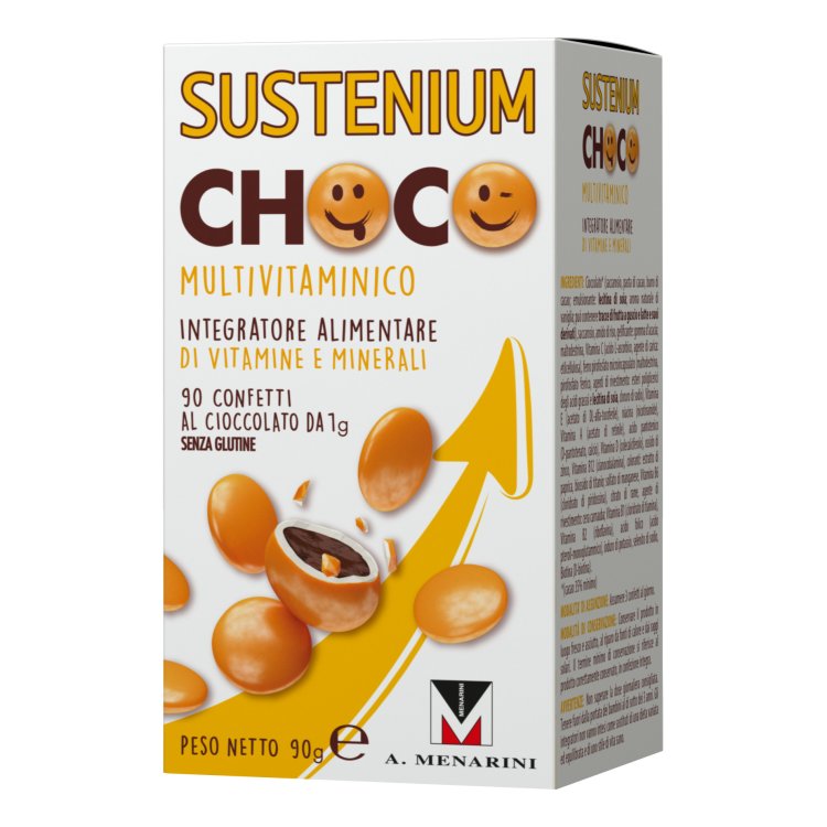 Sustenium Choco Multivitaminico 90 Confetti al Cioccolato