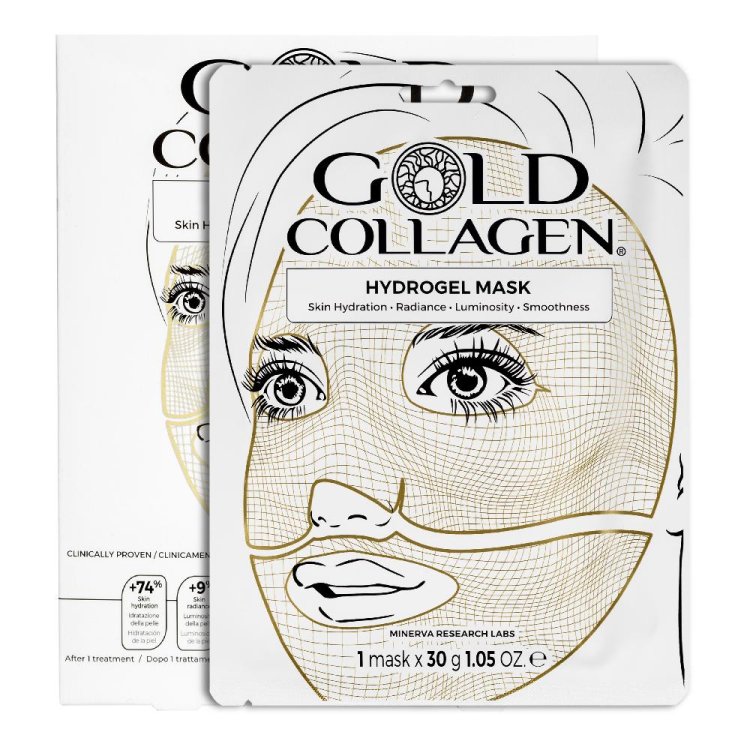 Gold Collagen Hydrogel Mask 4 pezzi