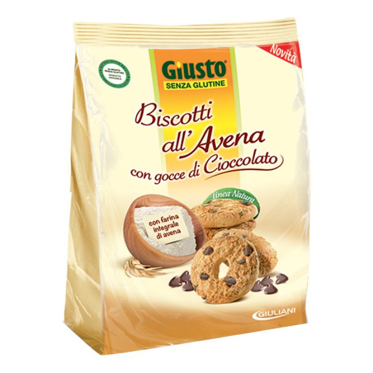 GIUSTO S/G Bisc.AvenaCiocc250g