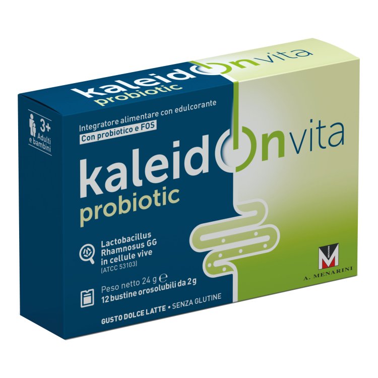 Kaleidon Vita - Integratore per l'equilibrio della flora batterica intestinale - 12 bustine orosolubili