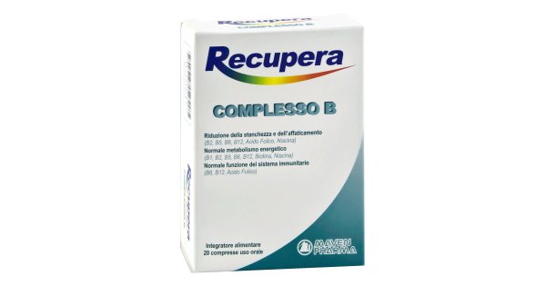 RECUPERA Complesso B 20 Compresse