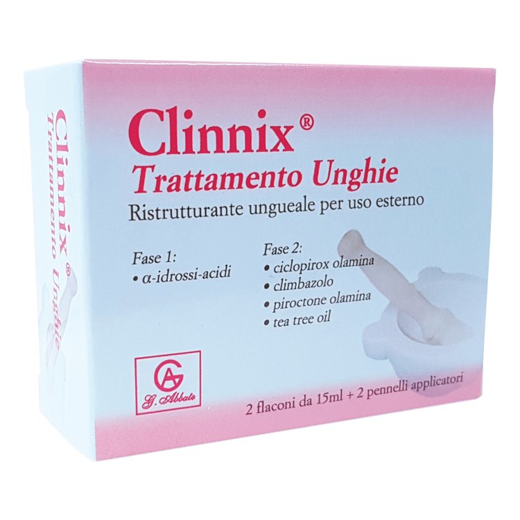 CLINNIX Tratt.Unghie 2x15ml