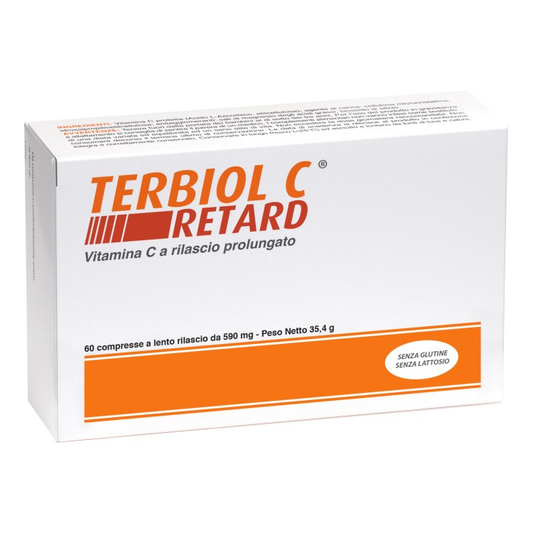 Terbiol C Retard - Integratore alimentare a base di Vitamina C - 60 compresse