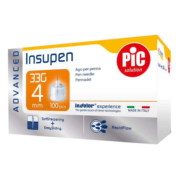 INSUPEN ADV 33g 4mm 100 Aghi