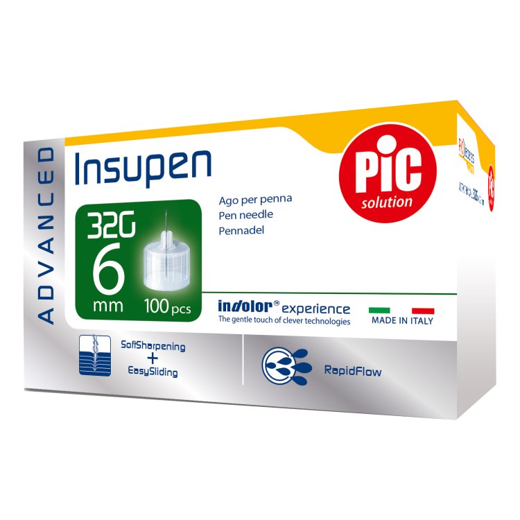 INSUPEN ADV 32g 6mm 100 Aghi