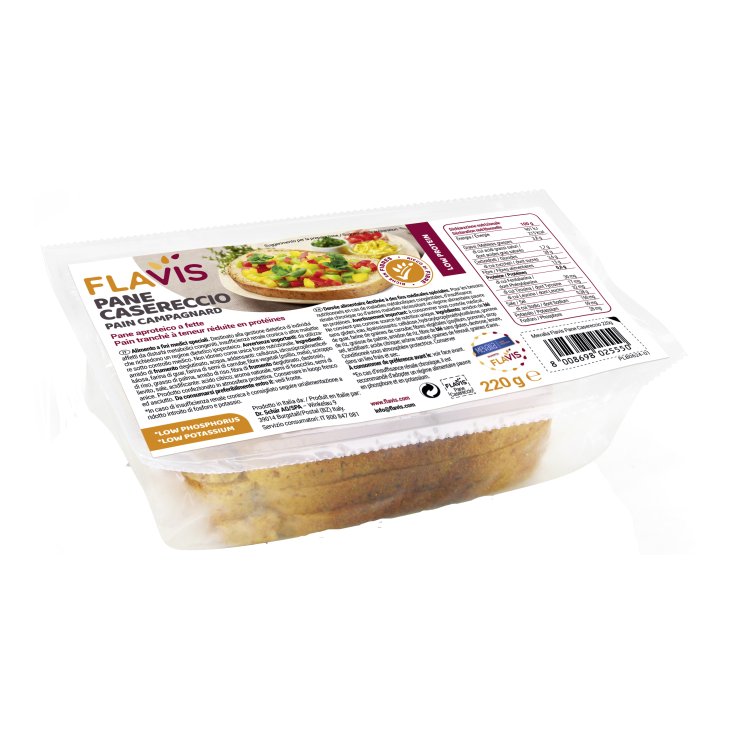 Mevalia Flavis Pane Casereccio Aproteico 220 g