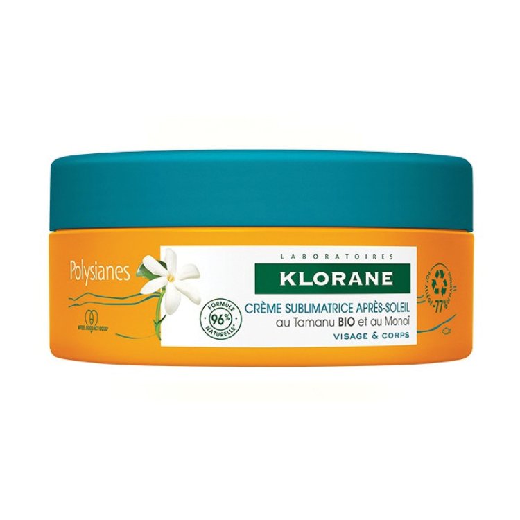 Klorane Polysianes Crema Sublimatrice Doposole - Crema corpo doposole per prolungare l'abbronzatura - 200 ml