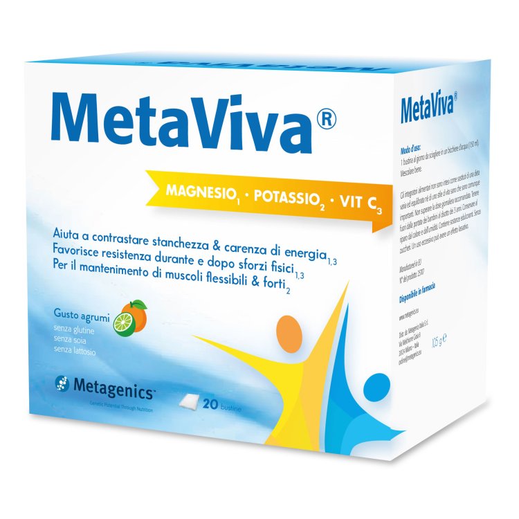 METAVIVA MG/K/VIT C 20 Bust.