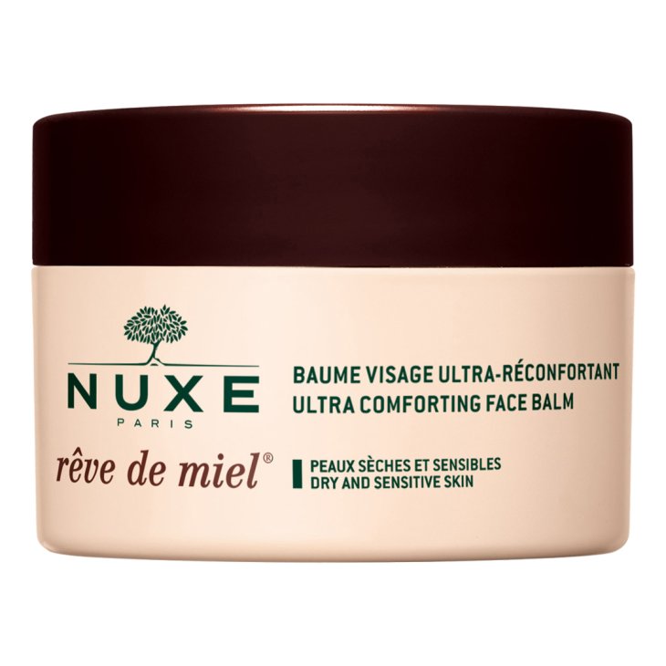 Nuxe Reve De Miel Balsamo Viso Ultra-Riconfortante - Trattamento nutriente per pelle secca e sensibile - 50 ml