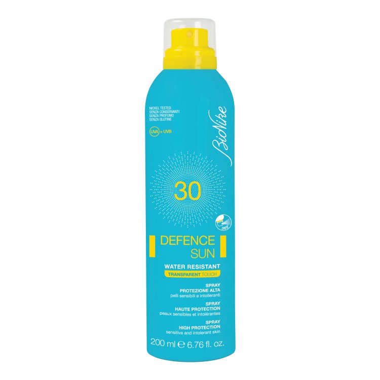Defence Sun SPF 30 Spray Solare - Protezione alta resistente all'acqua - Transparent touch - 200 ml