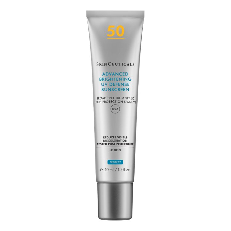 Skinceuticals Advanced Brightening Uv Defense Sunscreen SPF 50 - Crema con protezione solare ideale per macchie scure sul viso - 40 ml