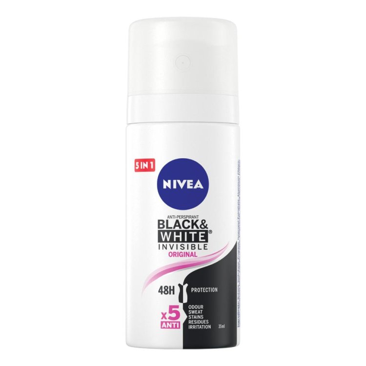 MINI NIVEA DEO SPR BLACK&WHITE 35M