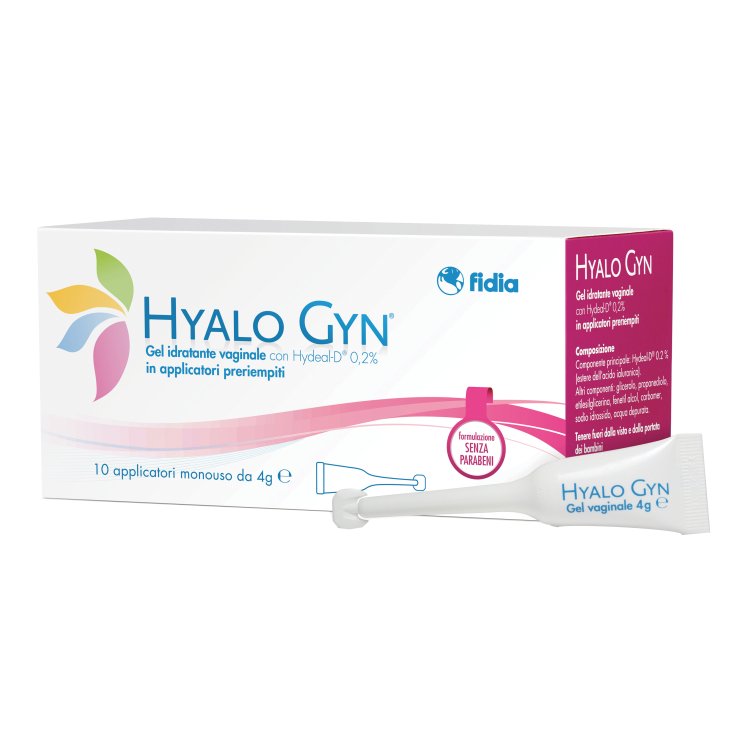 Hyalo Gyn Gel idratante vaginale - Trattamento idratante per la secchezza vaginale - 10 Applicatori monouso da 4 g