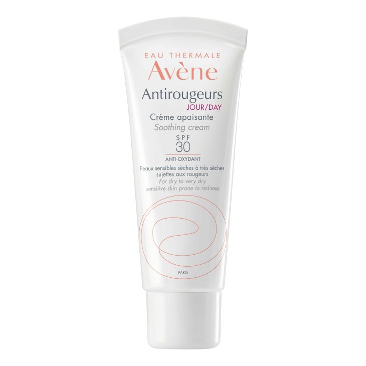 Avene Antirougeurs Giorno Crema Lenitiva SPF30 - Crema viso per pelle secca e con couperose - 40 ml