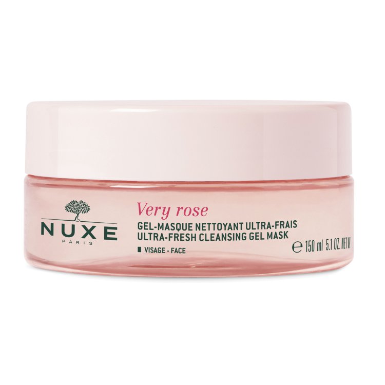 Nuxe Very Rose Maschera Viso Detergente Ultra Fresca - Maschera viso idratante e anti inquinamento - 150 ml