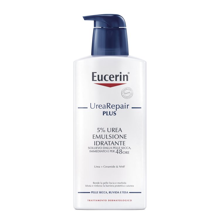 Eucerin UreaRepair Plus Emulsione Idratante con Urea 5% - Emulsione corpo per pelle secca, ruvida e tesa - 400 ml