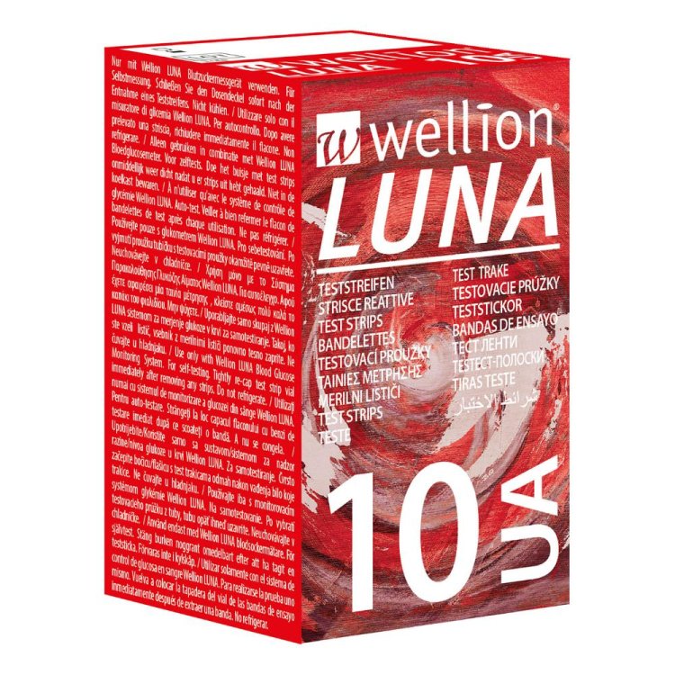 WELLION LUNA Ac.Urico 10 Str.