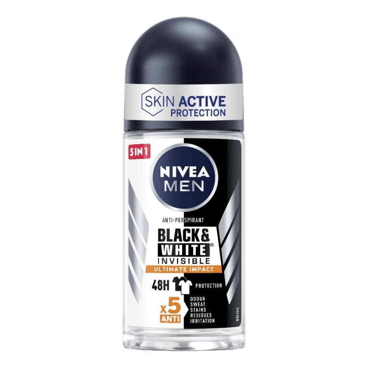 NIVEA MEN DEO ROOL ON B/W ULTIM 50