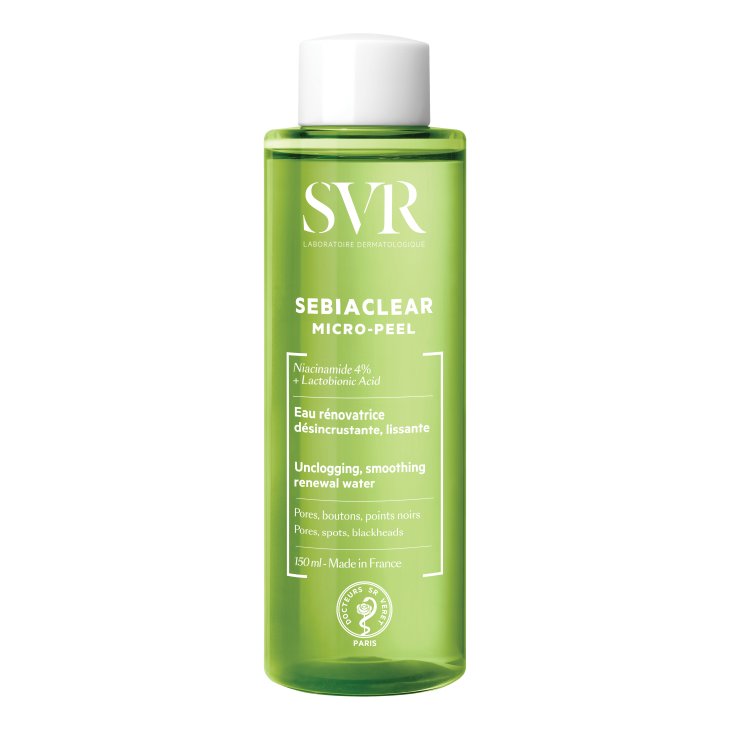 Svr Sebiaclear Micro-Peel - Acqua rinnovatrice levigante per il viso - 150 ml