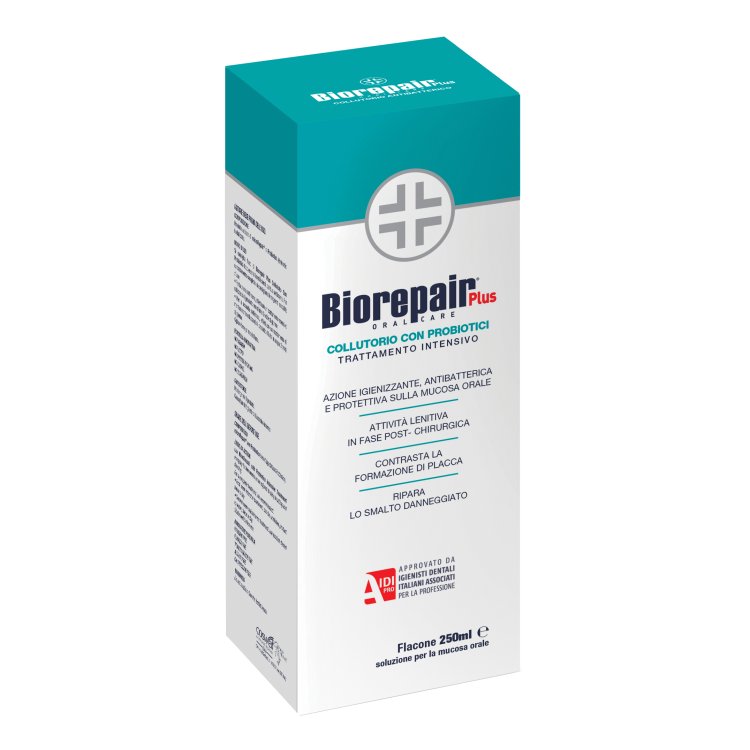 Biorepair Plus - Collutorio con Prebiotici Trattamento Intensivo - 250 ml