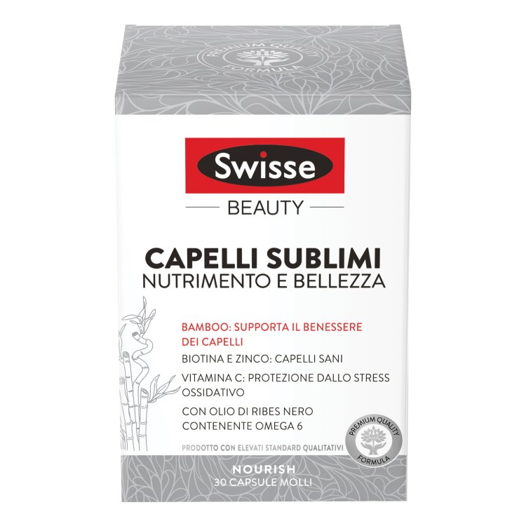 Swisse Capelli Sublimi - Integratore per capelli sani e luminosi - 30 capsule