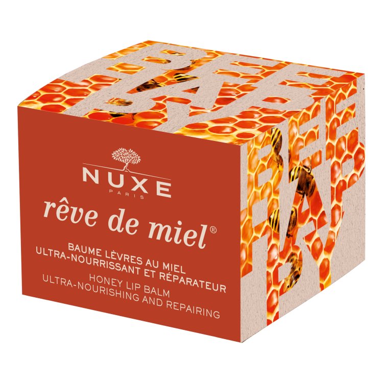 Nuxe Reve De Miel - Balsamo labbra al miele Ultra nutriente e Riparatore - Edizione Be Happy 15 g