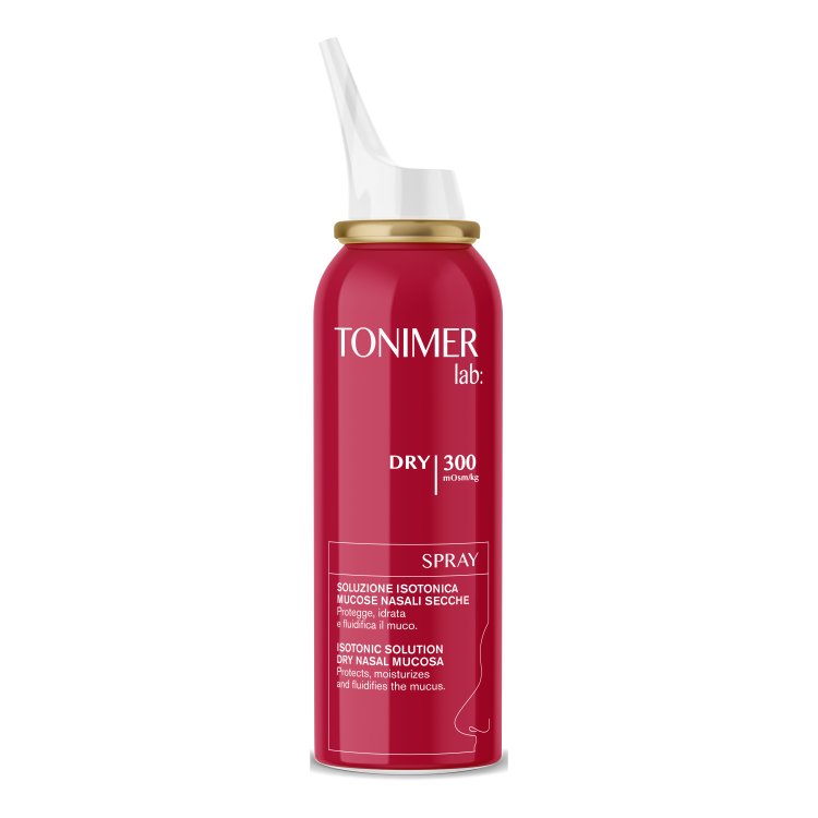 Tonimer Lab Dry Nose Spray - Soluzione isotonica per la secchezza nasale - 100 ml