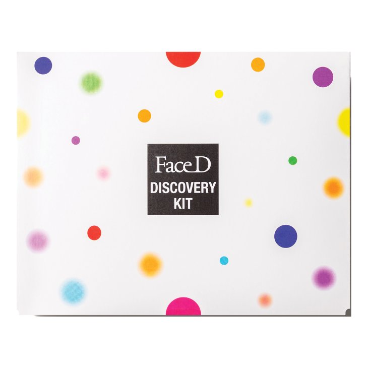 FaceD Discovery Kit - Detergente Viso + Contorno Occhi + Acido Ialuronico Concentrato + Maschera Esfoliante + Maschera Defaticante Occhi 