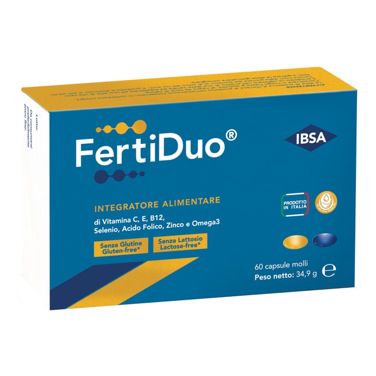 FertiDuo - Integratore per la Fertilità - 60 Capsule