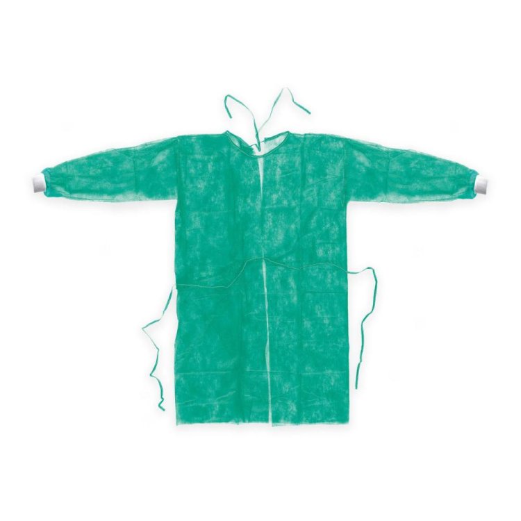 CAMICE Mono TNT Verde L 10pz