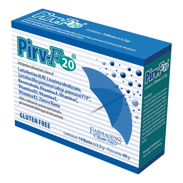 Pirv-F20 - Integratore utile per il benessere delle difese immunitarie - 14 Buste