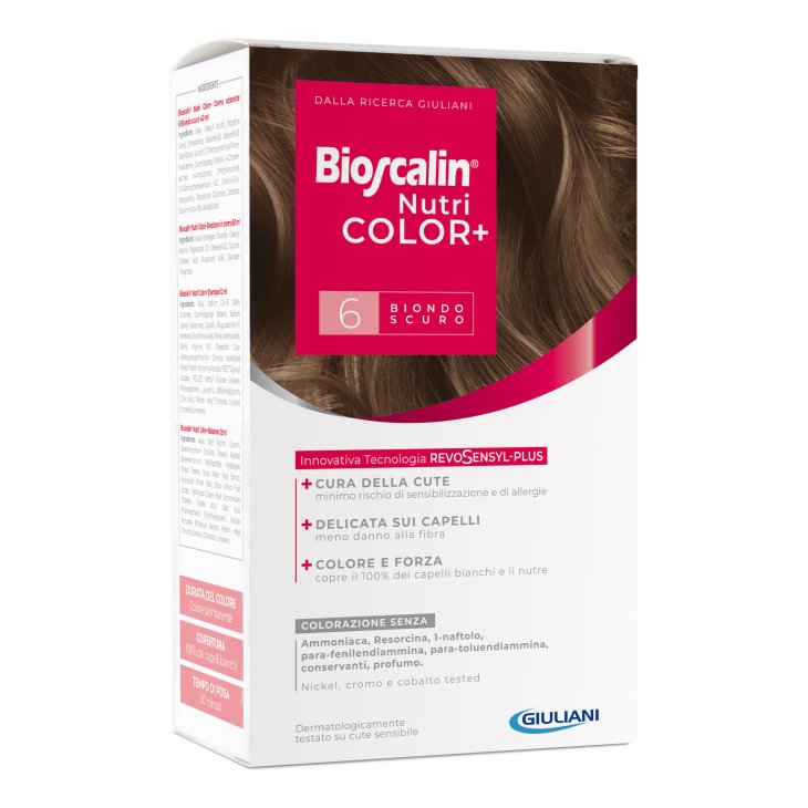 Bioscalin Nutricol Tintura numero 6 - Tinta capelli colore Biondo scuro