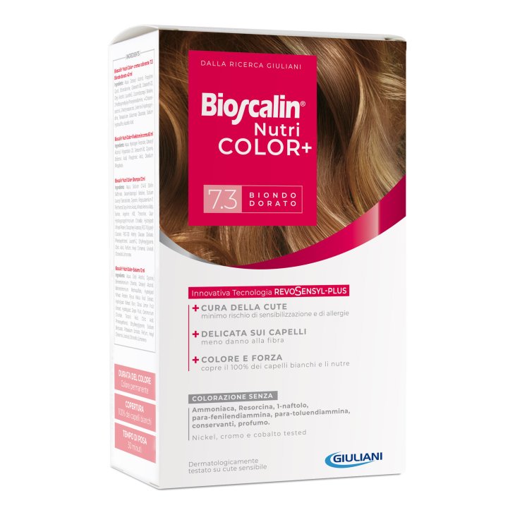 Bioscalin Nutricolor Tintura numero 7.3 - Tinta capelli colore Biondo Dorato