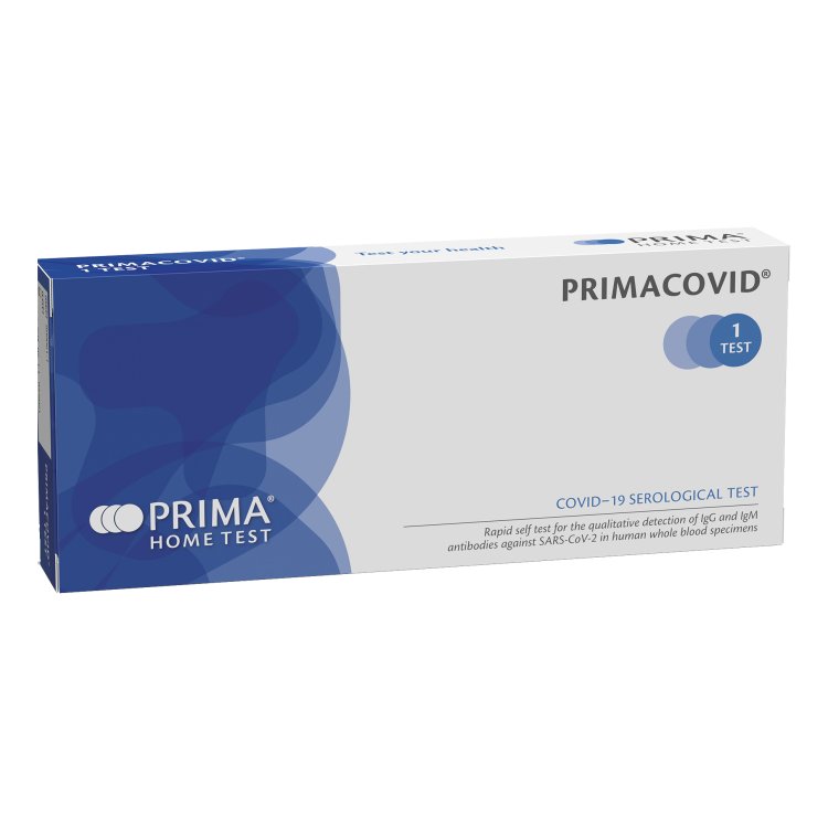 PrimaCovid19 Test Sierologico - Test rapido per la rilevazione degli anticorpi contro il Covid - 1 pezzo