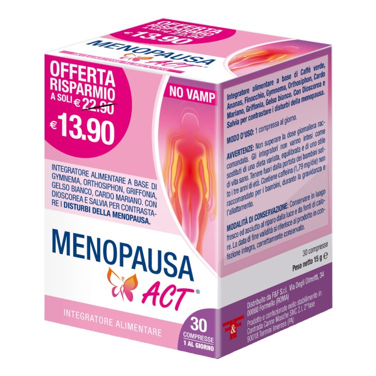 MENOPAUSA ACT 30 Compresse