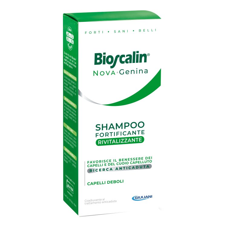 Bioscalin NovaGenina Shampoo Fortificante Rivitalizzante - Ideale per capelli deboli di uomo e donna - 200 ml