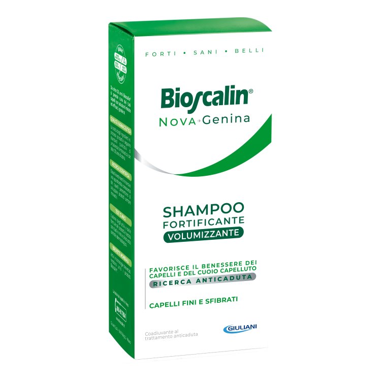 Bioscalin NovaGenina Shampoo Fortificante Volumizzante - Ideale per capelli deboli di uomo e donna - 200 ml 