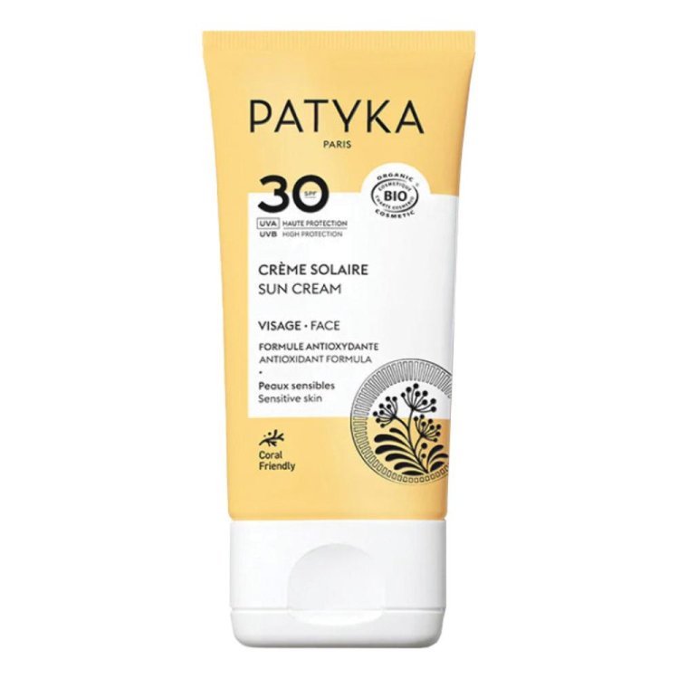 Patyka Crema Solare Viso SPF30 - Protezione solare alta per il viso - 40 ml