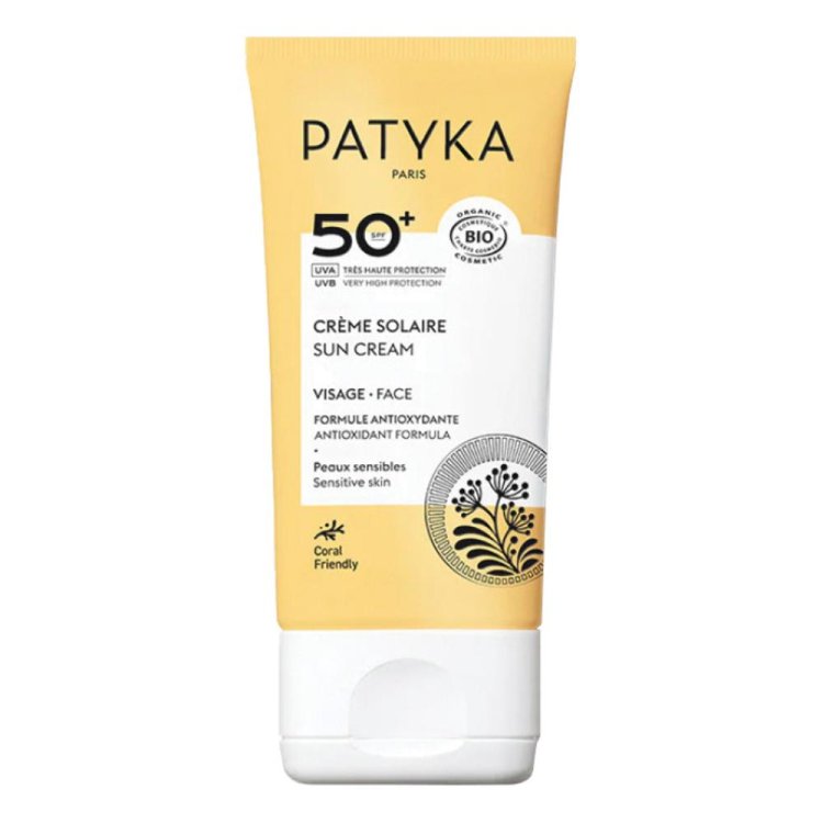 Patyka Crema Solare Viso SPF50+ - Protezione solare molto alta per il viso - 40 ml