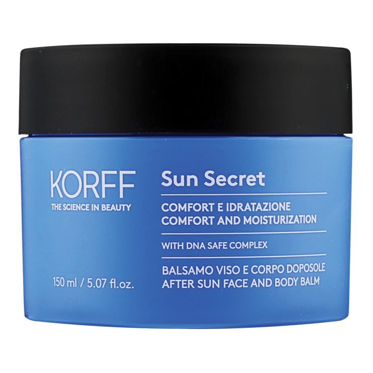 Korff Sun Secret Doposole - Balsamo doposole idratante per viso e corpo - 150 ml